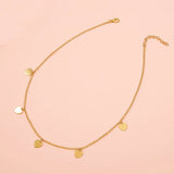 LUOYIYANG Double Peach Heart Necklace Women's Accessories