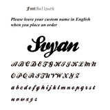 LUTAKU Name Logo Nameplate Brooch For Men Women Stainless Steel Brooches