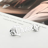 Custom Stainless Steel Name Brooch - Wedding Gift