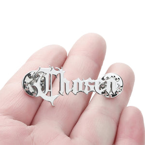 Custom Stainless Steel Name Brooch - Wedding Gift