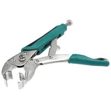 LUWEI 24Cm Locking Pliers Ground Mouth Straight Jaw Lock Vise