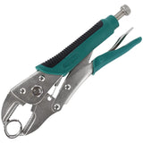 LUWEI 24Cm Locking Pliers Ground Mouth Straight Jaw Lock Vise