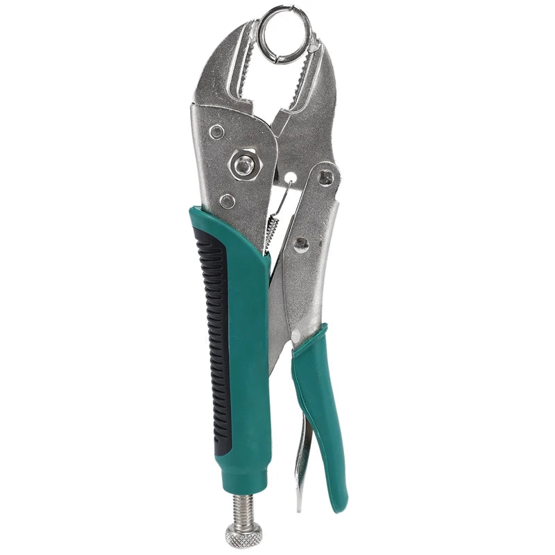 LUWEI 24Cm Locking Pliers Ground Mouth Straight Jaw Lock Vise