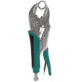 LUWEI 24Cm Locking Pliers Ground Mouth Straight Jaw Lock Vise