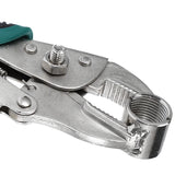 LUWEI 24Cm Locking Pliers Ground Mouth Straight Jaw Lock Vise
