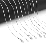 10Pcs Stainless Steel 1MM Chain Necklace Rope Choker Necklaces