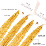 10pcs/lot Bead Chains 18-24inch 2mm Width Lobster Clasp Chain Lot Jewelry