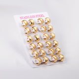12 Pairs Small Hoop Earring Set For Women