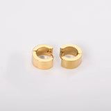 Stainless Steel Hoop Earrings For Woman/Man Round Clip Plated Earrings