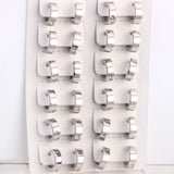 316L Stainless Steel Small Hoop Earrings Set For Women
