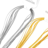 10pcs 2mm Flat Snake Necklace Chains Stainless Steel Jewelry