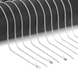 2mm Stainless Steel Chain Necklace Round Link Chain Jewelry