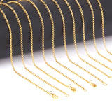 2mm Stainless Steel Chain Necklace Round Link Chain Jewelry