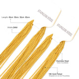 2mm Stainless Steel Chain Necklace Round Link Chain Jewelry