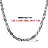 6mm Necklace Chain Stainless Steel For Pendant