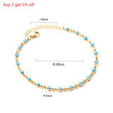 Steel Evil Eyes Bracelet for Women