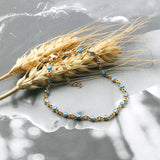 Steel Evil Eyes Bracelet for Women