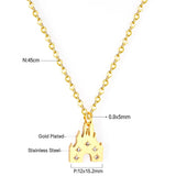 Castle Pendant Necklace for Halloween Fairy Princess Girls