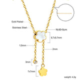 Pink Flower Pendant Necklace 5 Petal Choker Romantic Collier