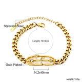 Heart Eyes Charms Steel Wrist Bracelet Jewelry