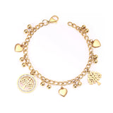 Hamas Y2K Chunky Chain Bracelets with Charms