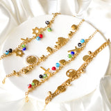 Hamas Y2K Chunky Chain Bracelets with Charms