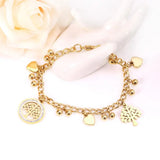 Hamas Y2K Chunky Chain Bracelets with Charms