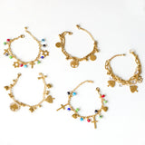 Hamas Y2K Chunky Chain Bracelets with Charms