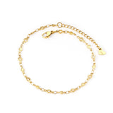 Heart Shape Stainless Steel Anklet for Women Party Jewelry Clasp Anklet