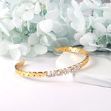 Zirconia Stone Bangles Women's Bracelets