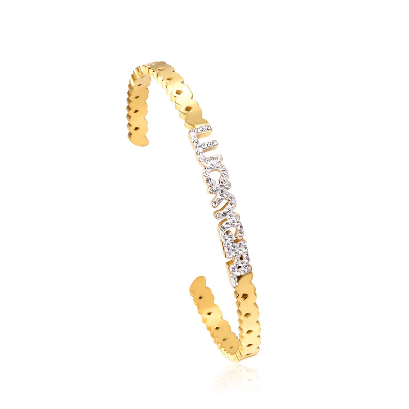 Zirconia Stone Bangles Women's Bracelets