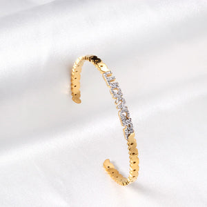 Zirconia Stone Bangles Women's Bracelets