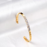 Zirconia Stone Bangles Women's Bracelets