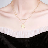 Heart Pendant Necklace Chunky Chain Choker Y2K Punk Jewelry