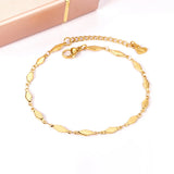 Stainless Steel Anklet Bracelet for Women - Friendship Gift Jewelry