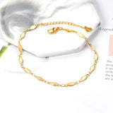 Stainless Steel Anklet Bracelet for Women - Friendship Gift Jewelry