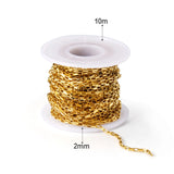 2mm Stainless Steel Box Chain 10M/Lots for DIY Jewelry Making