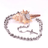 Christianity Rosary Beads Necklaces with Cross Pendant