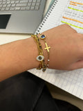 Evil Eyes Bracelets Woman SS Charms Magnet Jewelry Y2K Beads
