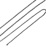 10m Stainless Steel O-Chain Necklaces Silver Bulk Roll