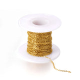 10m Stainless Steel O-Chain Necklaces Silver Bulk Roll