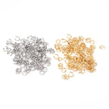 LUXUSTEEL 1000pcs Stainless Steel Jump Rings Split Ring DIY Jewelry Findings