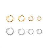 LUXUSTEEL 1000pcs Stainless Steel Jump Rings Split Ring DIY Jewelry Findings