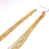 10Pcs 2MM Snake Chain Stainless Steel Necklace Jewelry Making