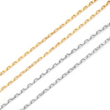 10m Stainless Steel Box Chain Necklace Men/Women Hiphop Accessories