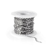 10m Stainless Steel Box Chain Necklace Men/Women Hiphop Accessories