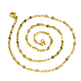 316L Stainless Steel Necklace Lip Shape Link Chains For Pendants