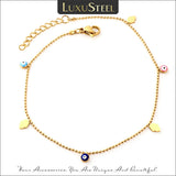 Boho Evil Eye Anklet Leg Chain Summer Jewelry Gift For Women