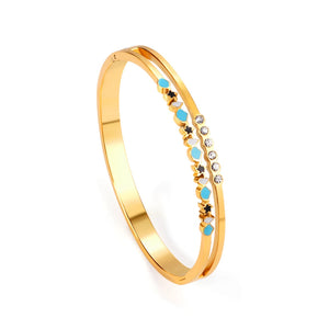 CZ Bangle Bracelet for Women Christmas Accessory
