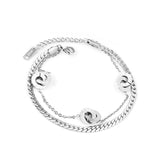 Men's Stainless Steel Roman Number Bracelets